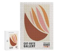 300 PCS Puzzles Tropical Abstract Shape Puzzles pour Adolescents Découpe De Précision Activités Amusantes À La Maison Jeu Stimulant Et Jeux en Famille 300 PCS