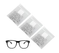 300 Pcs Vis de charnière, verres de réparation de réparation Vis, kit de vis de lunettes décoratives en métal pour réparer l'entretien (2,5 x 1,2 x 2,8 mm / 0,1 x 0,05 x 0,11 pouce)