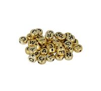 300 perles dorées alphabet