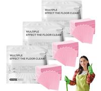 300 Piece Multiple Effect The Floor Clean,Floor Cleaning Tablets Multi-Surface Cleaner,Multiple Floor Cleaner,Concentrated Cleaner for Hardwood, Tile, Laminate & More (Rose)