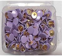 300 Pièce Punaises de Couleur en Plastique pour Peinture Bureau et Tableau (Violet)