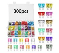 300 pièces 2/3/5/7/10/15/20/25/30A fusible voiture lame fusible assortiment Kit assorti Mini petite taille lame ensemble Auto camion automobile fusible Câblage de protection