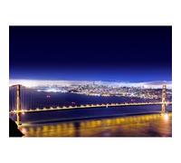 300 pièces (38x26cm) Puzzle Adulte San Francisco Golden Gate Bridge, décompression et Jouets intelligents pour Adultes et Enfants, défis familiaux Jeux intellectuels