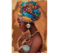300 pièces (38x26cm) Puzzles de Style d'art féminin Africain, Puzzles en Papier, adaptés à la Famille et aux Amis Numéro