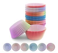 300 Pièces caissettes à muffins standard- Qualité alimentaire - Design dégradé - Papier à muffins