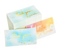 300 Pièces Carte de Thank You For Your Order Carte de Remerciement de Client de Petite Entreprise Carte de Note d'Appréciation en Aluminium pour Magasin en Ligne ou Détail Produit Artisanal