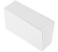 300 Pièces Cartes Vierges Compactes en Papier | Surface Lisse, Bords Arrondis, Format Poche, pour École, Examen et Organisation Quotidienne