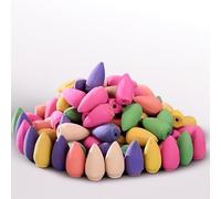 300 Pièces Cônes D'Encens À Reflux, Parfum Naturel, Ensemble pour L'Aromathérapie Yoga, Brûleur, Fontaine, Mixtes