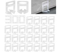 300 Pièces Croisillon Autonivelant 1.5mm pour Carrelage - Système de Nivellement des Carreaux pour Sol et Mur