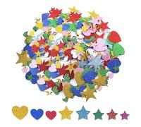 300 pièces d'autocollants à paillettes, autocollants à paillettes d'amour, autocollants à paillettes en forme de cœur, autocollants artisanaux, accessoires de bricolage