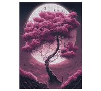 300 Pièces De Puzzle Art Cerisier Japonais Puzzles Jeu Cadeaux d'anniversaire Décoratif pour Adultes Et Adolescents 42×30cm