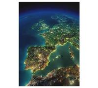 300 Pièces De Puzzle Carte du Monde Puzzles Jeu Cadeaux d'anniversaire Décoratif pour Adultes Et Adolescents 42×30cm