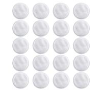 300 Pièces Disques de Coton Ronds Bords Cousus, Blancs | Coton Épais et Doux, Absorption Élevée, Usage Réutilisable, pour Application Uniforme des Solutions