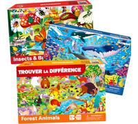 300 Pièces Enfant Puzzle 3 4 5 Ans - 3 Jigsaw Puzzle pour Fille et Garçon par Quokka - Licorne Princesse et Animaux Jeux Educatif - Cadeau Jouet 6 7 8 10 Ans
