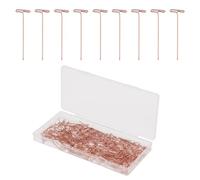 300 Pièces Épingles en T, 38mm Épingles en T en Acier Inoxydable Épingles à Perruque Droites pour Bloquer Le Tricot Le Crochet Les Projets de Couture Les Bijoux et la Fabrication Artisanale