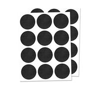 300 Pièces, Étiquettes Ardoise Autocollantes Tableau Noir Rond, 25 mm | Effaçable