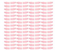 300 Pièces Étiquettes Autocollantes en Papier Rose Rondes | Adhésif Alimentaire, Info Résistante aux Bavures, Usage Cave et Réfrigérateur, pour Petites Entreprises