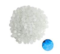 300 Pièces Galets Phosphorescents Blancs Phosphorescents, Pierre Lumineuse, Galet Lumineux, Galets Lumineux Cailloux, Cailloux Lumineux pour Décoration, Galets Phosphorescents Écologiques pour Jardin