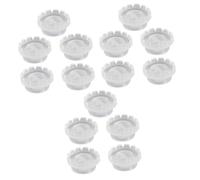 300 Pièces greffe de cils cup mug fleur tasses de colle cils anneau de colle à cils fournitures d'extensions de cils Kit de maquillage tasse à cils outils d'extension de cils Beavorty