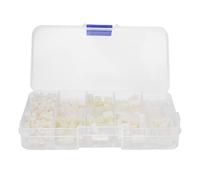 300 pièces Kit de vis d'écrou d'entretoise en nylon femelle femelle mâle assortiment d'entretoises M3 pour les projets de bricolage de circuits imprimés électroniques blanc noir (Vis en nylon M3