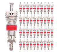 300 Pièces Obus de Valve de Pneu, Alliage de Zinc | Maintient la Pression, Performance Étanche, Compatible Plupart des Véhicules, Lot de Pièces de Rechange