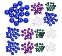 300 Pièces Perles Imitation Rondes sans Trou ABS