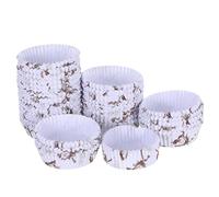 300 Pièces Porte-cupcakes Pet, Fournitures de Boulangerie | Outils de Cuisson pour Diners et Mariage, Usage Anti-graisse, Format Rond, Lot Décoratif