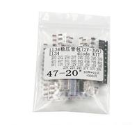 300 pièces pour SMD LL34 pour kit de diodes Zener avec 30 valeurs de tension 2 V à 39 V - Diodes régulatrices de tension pour projets électroniques et stabilisation de tension de circuit