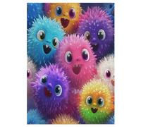 300 Pièces Puzzle Poisson-Globe Mignon pour Adultes Et Adolescents Enfants Puzzles sur Planche De Bois Cadeau 42×30cm