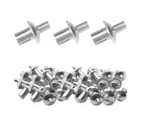 300 Pièces Rivets Aveugles En Aluminium 5 x 7mm, Rivets à Bout Ouvert, Rivets Pop, Rivets à Noyau Avec Tête Ronde, Rivets à Expansion, Rivet d'Entraînement En Aluminium (300pcs)