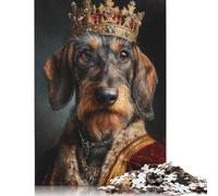 300 pièces Royal Canine Majesty - Puzzle carré créatif de 6 pièces pour Adultes et Jeu de Puzzle en Bois, Jeu intellectuel, 300 pièces (40 x 28 cm)