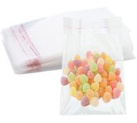 300 Pièces Sachet Cellophane Transparent,8x12cm Sachet Transparent,Sachets Transparents Pour Biscuits,Idéal Pour Bijoux,Bonbons,Chocolats,Qualité,Polyvalent,Emballage Pratique Et Créatif