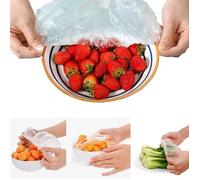 300 Pièces Sacs de Conservation Frais,SéRies Aliments RéUtilisables Couvercle en de Protection Alimentaire