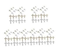 300 Pièces Vernis à Ongles Déc Breloque à Ongles Croisés Breloques Croix Pour Les Ongles Fournitures De Nail Art Charme De Zinc Fournitures Pour Les Ongles 3d