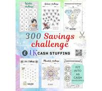 300 Savings Challenge: For UK Cash Stuffing | A6 Budget Inserts to Cut-out | in udget Sheets and Dashboards