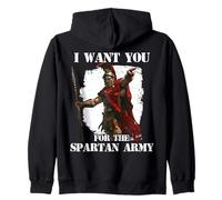 300 Spartan Legendary Warrior Molon Labe Leonidas Sparta Sweat à Capuche