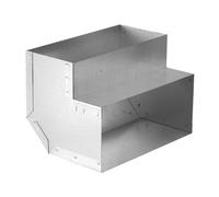 300 x 90 mm Conduit plat Coude 90° vertical