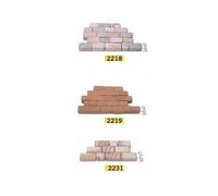 3000 briques imitation jaspe 10x5x5mm Petit modèle - Accessoires maquettes céramique