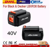 3000 mah pour Black & Decker 40 v batterie Rechargeable 18650 batterie au Lithium pour Black & Decker LBXR36 BL20362 LBX2040 outils électriques ONLY CHARGER