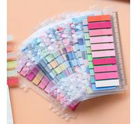 3000 pièces de notes adhésives, 15 différentes couleurs d'étiquettes d'index, matériau semi-transparent en PET, ne se déchirent pas facilement, étiquettes de fournitures scolaires, étiquettes de class