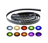3000 pièces, diode LED 0805 SMD 2,0x1,25 mm, haute luminosité | Faisceau 120°, 0,06 W, rouge blanc bleu jaune orange vert for bricolage et indicateur(Red)