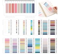 3000 Pièces Marque Page Adhesif, 15 Styles Multicolore Annotation Livre, Postite Pour Livre, Notes Adhésives Post-It Sticky Tabs Index Avec Règle Annotation Pour Marquage Des Pages