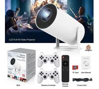 30000 + rétro jeu - avec projecteur HD - 4K - Bluetooth WIFI - tv vidéo - Android / ios - cadeaux de Noël - double manette de jeu