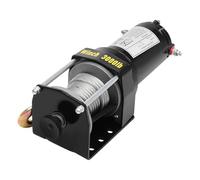 3000IBS Kit treuil électrique 12 V Évaluation d'étanchéité IP54 Treuil électrique avec câble en acier de 5 mm Treuil électrique non pressant pour Atvs UTV Camions Manèges Bateaux