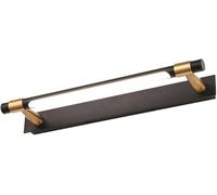 3000K/4000K/6000K Dimmable Wall Sconces Bathroom Vanity Mirror Front Lamp Modern Black Iron Wall Light with Acrylic Shade for Hallway Kitchen