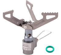 3000t Titanium Portable Hiking Stove Gas Burner Only 26g With 1 Extra Emergency O-Ring