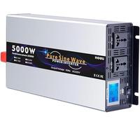 3000W 4000W 5000W 6000W 7000W Convertisseur Pur Sinus DC 12V/24V/48V/60V/72V à AC 220V/230V Transformateur Power Inverter Transformateur Onduleur pour RV Voiture Camion(5000W,72Vto110V)