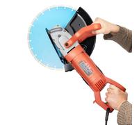 3000W Power Tools Coupe Disque Scie à Béton Découpeuse Thermique Disqueuse Scie Circulaire Profondeur Réglable Poignée Pivotante à 180 Degrés Idéal pour Usine, Atelier, Maison, Industrie