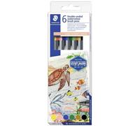 [3001 C6-2] STAEDTLER Feutre double pointe "Australie", étui carton de 6