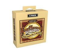 Ernie Ball – Jeu de cordes acoustique Earthwood – Bronze 80/20 – Moyennes légères – calibre 12-54